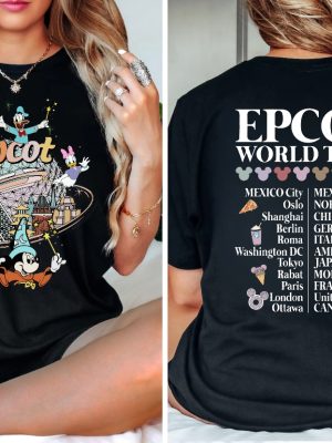 Epcot World Tour Shirt Sweatshirt Hoodie Disney Epcot Matching Shirt Disney Epcot Shirt Disney Group Trip Shirt Epcot Disneyworld Shirt Unique revetee 2