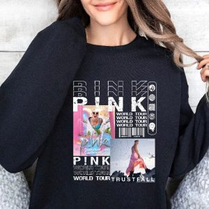 Pnk Pink Singer Summer Carnival 2024 Tour Shirt Trustfall Album Shirt Pink Tour Shirt Music Tour Shirt 2024 Unique revetee 2