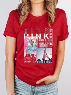 Pnk Pink Singer Summer Carnival 2024 Tour Shirt Trustfall Album Shirt Pink Tour Shirt Music Tour Shirt 2024 Unique revetee 4