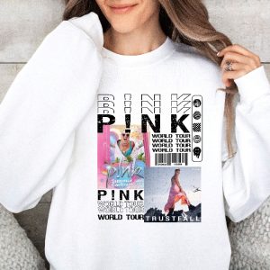 Pnk Pink Singer Summer Carnival 2024 Tour Shirt Trustfall Album Shirt Pink Tour Shirt Music Tour Shirt 2024 Unique revetee 6