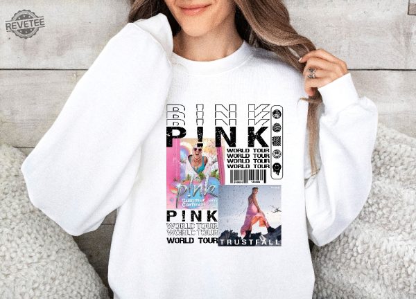 Pnk Pink Singer Summer Carnival 2024 Tour Shirt Trustfall Album Shirt Pink Tour Shirt Music Tour Shirt 2024 Unique revetee 6