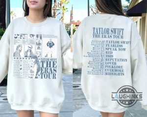 ts the eras tour 2023 shirt taylor swiftie merch sweatshirt hoodie tswift track list red midnight 1989 tshirt sweatshirt hoodie laughinks 1