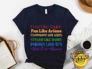 rainbow bold like beyonc shirt taylor swift shirt bts shirt lizzo shirt concert shirt birthday gift eras tour tshirt sweatshirt hoodie laughinks 1 1