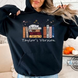 taylors version music albums as books hoodie swift shirt gift for 2023 concert music lover fan tour merch shirt tshirt sweatshirt hoodie laughinks 1