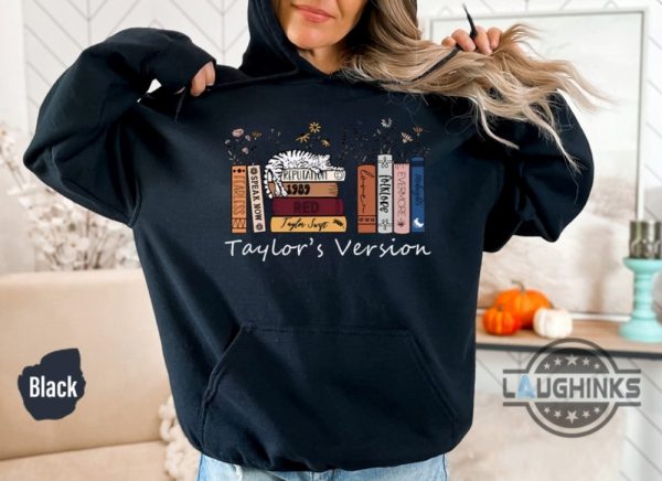 taylors version music albums as books hoodie swift shirt gift for 2023 concert music lover fan tour merch shirt tshirt sweatshirt hoodie laughinks 1