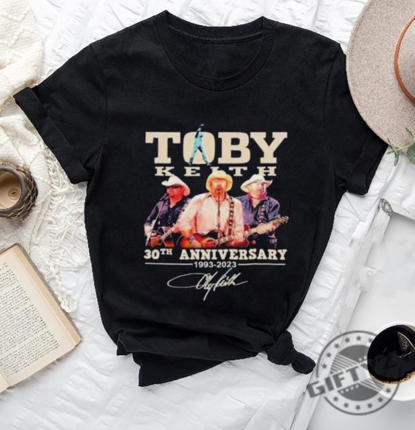 Toby Keith 31St Anniversary 1993 2024 Signature Shirt Memorial Sweatshirt Toby Keith Fan Tshirt Toby Keith Hoodie Toby Keith Shirt giftyzy 1
