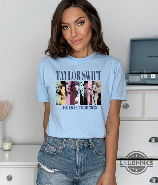 eras tour ts tshirt taylor swift merch shirt taylor swift eras shirt eras tour 2023 tour era tshirt sweatshirt hoodie laughinks 1 1