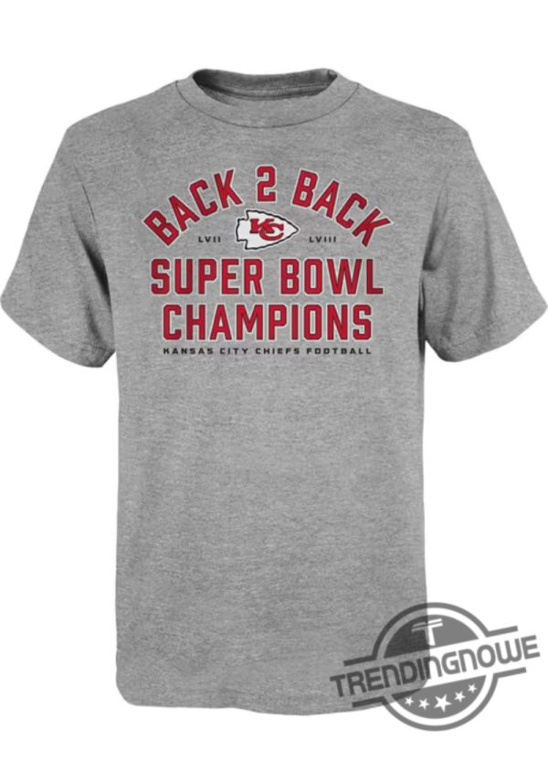 Chiefs Back To Back Shirt Chiefs Back 2 Back Shirt Kansas City Chiefs Back To Back Super Bowl Champions Shirt trendingnowe.com 1