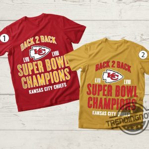 Chiefs Back To Back Shirt Kansas City Back To Back Super Bowl Champions Shirt Chiefs Shirt Kansas City Shirt Kylie Kelce Super Bowl Shirt trendingnowe 2