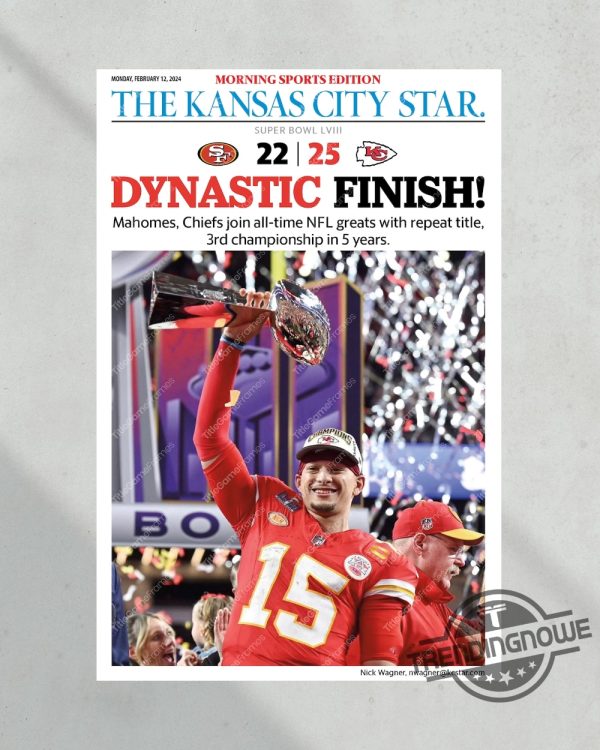 2024 Kansas City Chiefs Poster Chiefs Championship Poster Chiefs Super Bowl Champions Poster trendingnowe 1