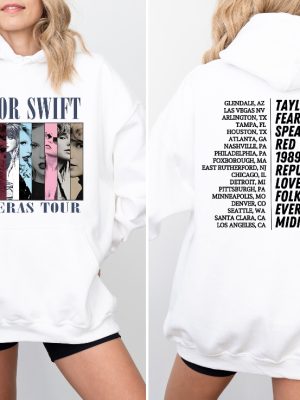 Two Sided The Eras Tour Concert Sweatshirt Taylor Swift Sweatshirt Taylor Swift Eras Tour Movie Sweatshirt Ts Merch Hoodies Swiftie Shirt Unique revetee 2