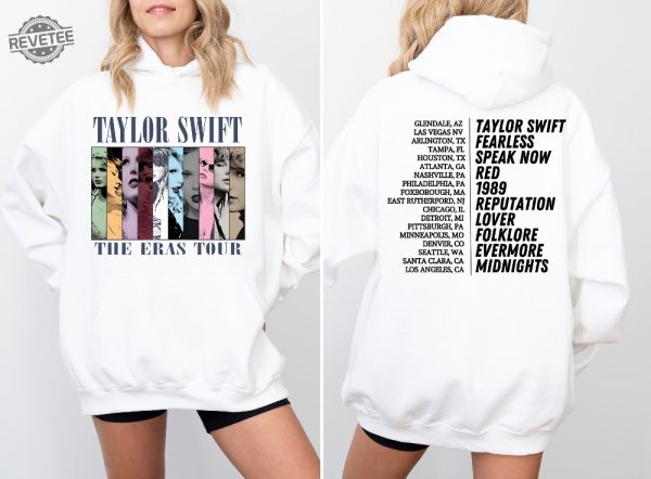 Two Sided The Eras Tour Concert Sweatshirt Taylor Swift Sweatshirt Taylor Swift Eras Tour Movie Sweatshirt Ts Merch Hoodies Swiftie Shirt Unique revetee 2