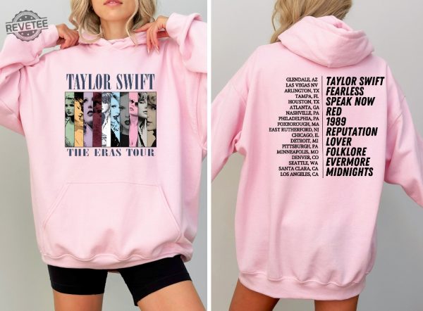Two Sided The Eras Tour Concert Sweatshirt Taylor Swift Sweatshirt Taylor Swift Eras Tour Movie Sweatshirt Ts Merch Hoodies Swiftie Shirt Unique revetee 3