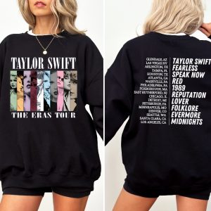 Two Sided The Eras Tour Concert Sweatshirt Taylor Swift Sweatshirt Taylor Swift Eras Tour Movie Sweatshirt Ts Merch Hoodies Swiftie Shirt Unique revetee 4