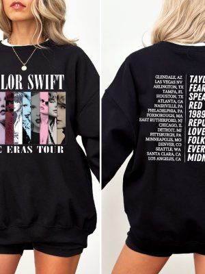 Two Sided The Eras Tour Concert Sweatshirt Taylor Swift Sweatshirt Taylor Swift Eras Tour Movie Sweatshirt Ts Merch Hoodies Swiftie Shirt Unique revetee 4