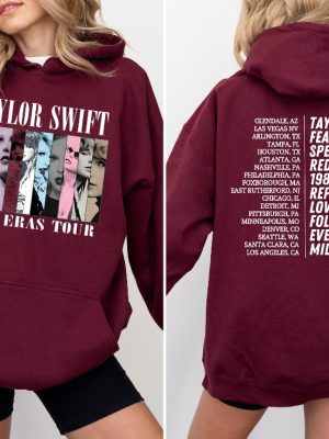 Two Sided The Eras Tour Concert Sweatshirt Taylor Swift Sweatshirt Taylor Swift Eras Tour Movie Sweatshirt Ts Merch Hoodies Swiftie Shirt Unique revetee 5