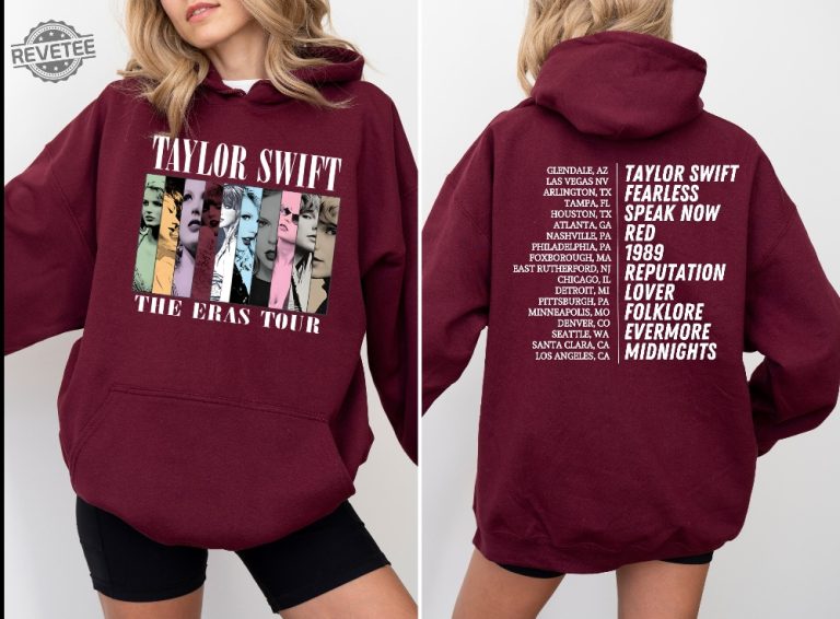 Two Sided The Eras Tour Concert Sweatshirt Taylor Swift Sweatshirt ...