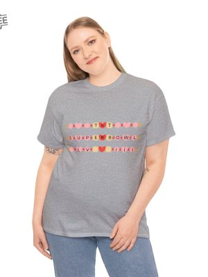 Tnt Taylor Swift Super Bowl Friendship Bracelet Unisex Cotton Tee Taylor Swift Super Bowl Outfit Taylor Swift And Travis Kelce Unique revetee 4