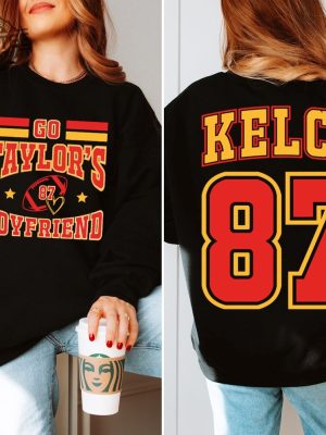 Go Taylors Boyfriend Svg Bundle Travis And Taylor Taylor Swift Super Bowl Outfit Taylor Swift And Travis Kelce Super Bowl Shirts Kansas City Cheifs Unique revetee 2