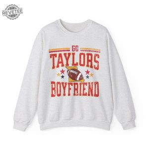 Vintage Go Taylors Boyfriend Shirt Taylor Swift Super Bowl Outfit Taylor Swift And Travis Kelce Super Bowl Shirts Kansas City Cheifs Unique revetee 2