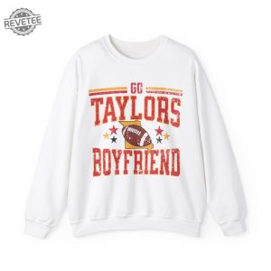 Vintage Go Taylors Boyfriend Shirt Taylor Swift Super Bowl Outfit Taylor Swift And Travis Kelce Super Bowl Shirts Kansas City Cheifs Unique revetee 4