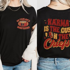 Karma Is The Guy On The C Shirt C Era Shirt Go Taylors Boyfriend C Karma Kansas Shirts Football Tee Gift Finally Shirt Unique revetee 2