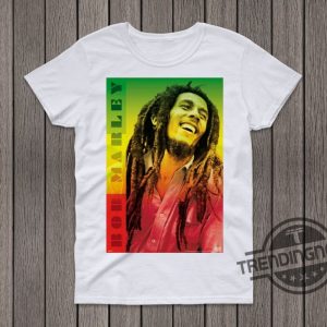 Bob Marley T Shirt Reggae Multi Coloured Face Jamaica Shirt trendingnowe.com 2