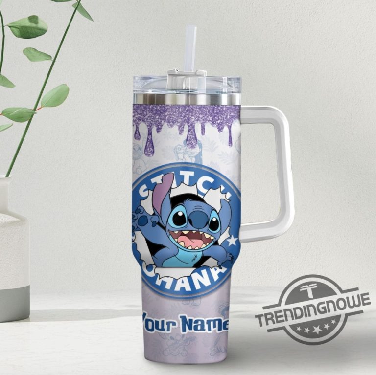 Custom Disney Stitch Coffee Surprise Stanley Tumbler Disney Characters ...