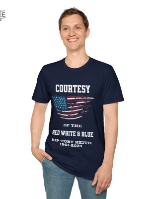 In Memory Of Toby Keith 1961 To 2024 Red White Blue Tshirt Limited Unisex Toby Keith Merchandise Toby Keith Apparel Toby Keith T Shirts Unique revetee 4