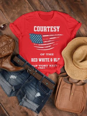 In Memory Of Toby Keith 1961 To 2024 Red White Blue Tshirt Limited Unisex Toby Keith Merchandise Toby Keith Apparel Toby Keith T Shirts Unique revetee 8