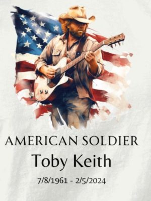 Toby Keith Tribute Unisex Cotton Shirt American Soldier Memorial Tee Toby Keith Merchandise Toby Keith Apparel Toby Keith T Shirts Unique revetee 2