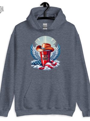 Toby Western Cowboy Hoodie I Love This Bar In Memory Of Rip Toby Country Music Sweatshirt Red Solo Cup Keith Legend Rip Country Music Hoodie Unique revetee 4