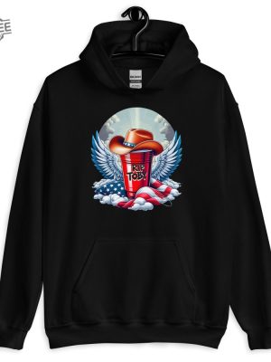 Toby Western Cowboy Hoodie I Love This Bar In Memory Of Rip Toby Country Music Sweatshirt Red Solo Cup Keith Legend Rip Country Music Hoodie Unique revetee 6