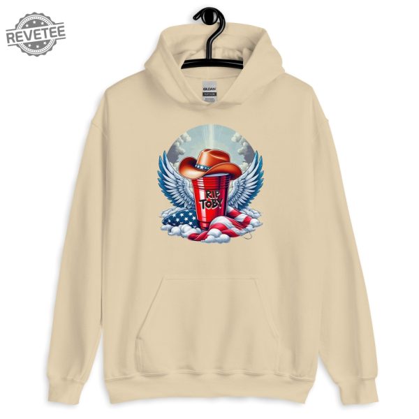 Toby Western Cowboy Hoodie I Love This Bar In Memory Of Rip Toby Country Music Sweatshirt Red Solo Cup Keith Legend Rip Country Music Hoodie Unique revetee 8