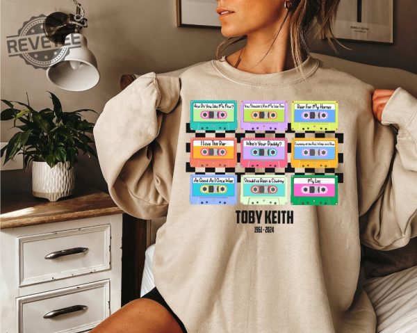 Toby Keith Rip Cassette Png Toby Keith Png Country Music Sublimation Toby Keith Merchandise Toby Keith Apparel Toby Keith T Shirts Unique revetee 1