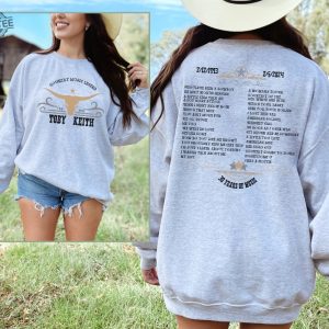 Unisex Toby Keith Country Music Legend Tribute Sweatshirt Toby Keith Merchandise Toby Keith Apparel Toby Keith T Shirts Unique revetee 5