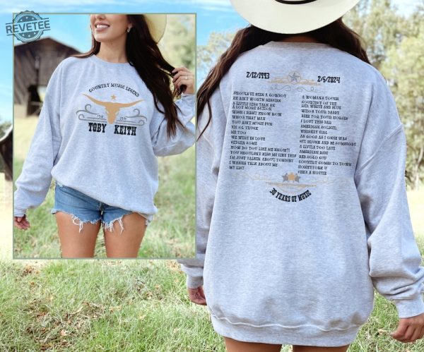 Unisex Toby Keith Country Music Legend Tribute Sweatshirt Toby Keith Merchandise Toby Keith Apparel Toby Keith T Shirts Unique revetee 5