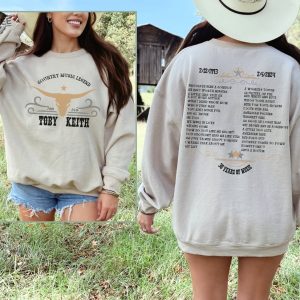 Unisex Toby Keith Country Music Legend Tribute Sweatshirt Toby Keith Merchandise Toby Keith Apparel Toby Keith T Shirts Unique revetee 6