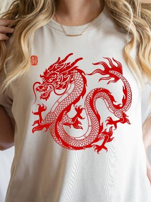 Chinese New Year Dragon Sweatshirt 2024 New Year Chinese Shirt Happy Chinese New Year Sweatshirt Lunar New Year Dragon Sweatshirt Unique revetee 3