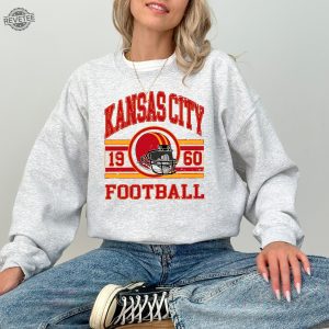 Vintage Kansas City Sweatshirt And Shirt Trendy Kansas City Football Shirts Kansas City Football Shirts Vintage Kansas Football Shirts Unique revetee 6