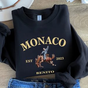 Retro Monaco Sweatshirt Nadie Sabe Lo Que Va Pasar Manana Shirt Benito Sweatshirt Gift For Fan Bunny Sweatshirt Music Shirt Unique revetee 2 1