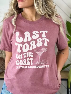 Beach Bachelorette Party Shirts Last Toast On The Coast Custom Bachelorette Shirts Luxury Bachelorette Shirt The Bach Club Shirt Unique revetee 2