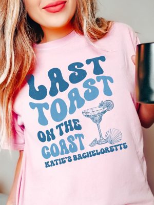 Beach Bachelorette Party Shirts Last Toast On The Coast Custom Bachelorette Shirts Luxury Bachelorette Shirt The Bach Club Shirt Unique revetee 4