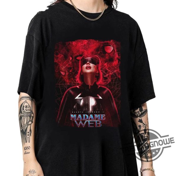 Madame Web Shirt Madame Web Dakota Johnson Shirt Spider Woman Shirt Madame Web Movie Shirt Dakota Johnson Fan Gift Marvel Shirt trendingnowe.com 1