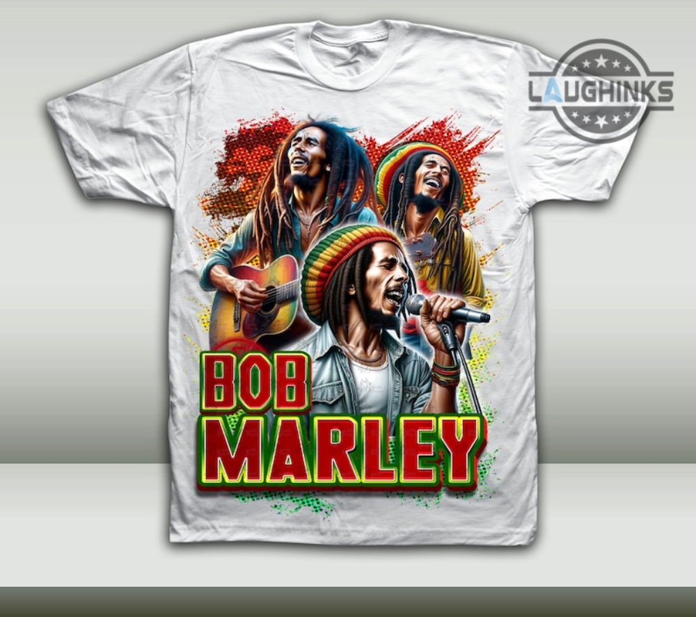Bob Marley Shirt Sweatshirt Hoodie Mens Womens One Love Bob Marley Movie Shirts Near Me Jamaican Singer Gift For Reggae Music Fans Rasta Tee