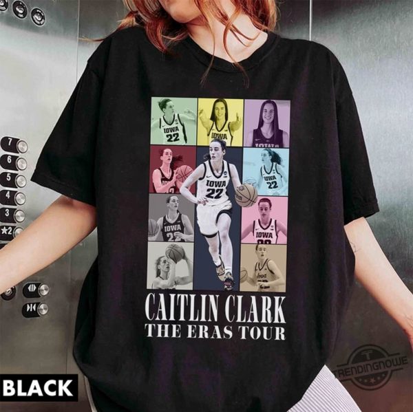 Caitlin Clark The Eras Tour Shirt Caitlin Clark Shirt Breaking Records Shirt Iowa Hawkeyes Basketball Shirt Caitlin Clark T Shirt trendingnowe 1