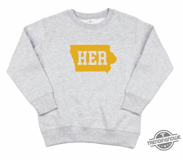 Her Iowa Shirt Her Iowa Sweatshirt Caitlin Clark Shirt Breaking Records Shirt Iowa Hawkeyes Basketball Shirt Caitlin Clark T Shirt trendingnowe 2