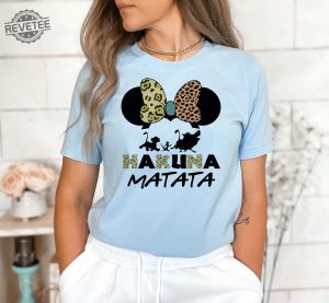 Disney Animal Kingdom Shirts Hakuna Matata Shirt Animal Kingdom Matching Shirts Animal Kingdom Minnie Mickey Shirt Unique revetee 2