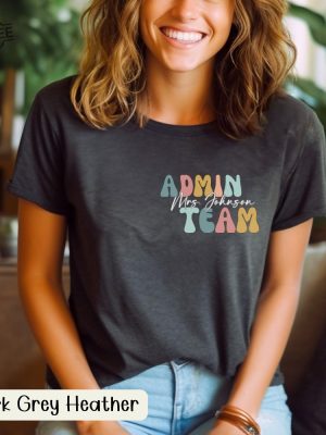 Back To School Shirt Dream Team Gifts Team Shirts School Staff Gifts Grade Teacher Personalized Gifts Teacher Tee Shirt School Team Shirts Unique revetee 7