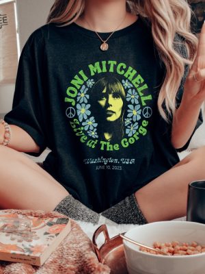 Joni Mitchell Echoes Through The Canyon Shirt Vintage Style Joni Jam Shirt Boho 70S Band Tee Joni Mitchell Fan Gift For Men And Women Unique revetee 2